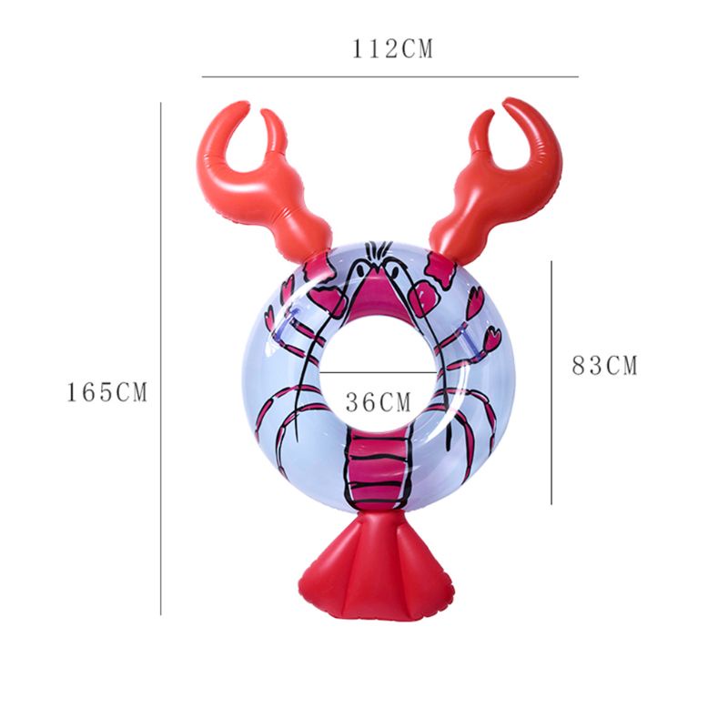 QQ Phao Bơi Bơm Hơi Hình Tôm Hùm Khổng Lồ