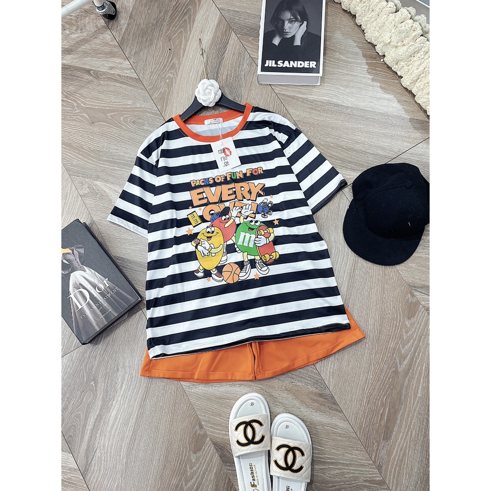 Set bộ hoạt hình EVERY ONE kẻ đùi siêu hot LT813