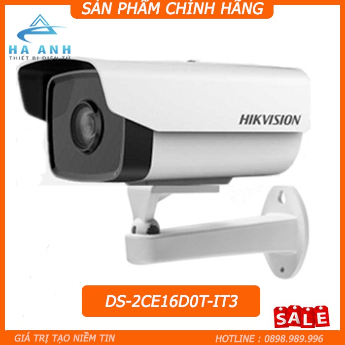 Camera HD-TVI hồng ngoại 2.0 Megapixel HIKVISION DS-2CE16D0T-IT3