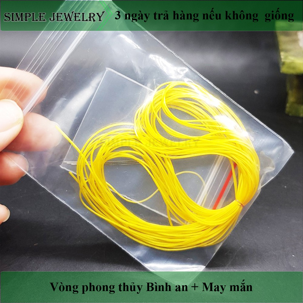 Dây chun đàn hồi xâu vòng đá CHUYÊN DỤNG, co giãn, mềm mịn, không xơ xước - Đủ màu