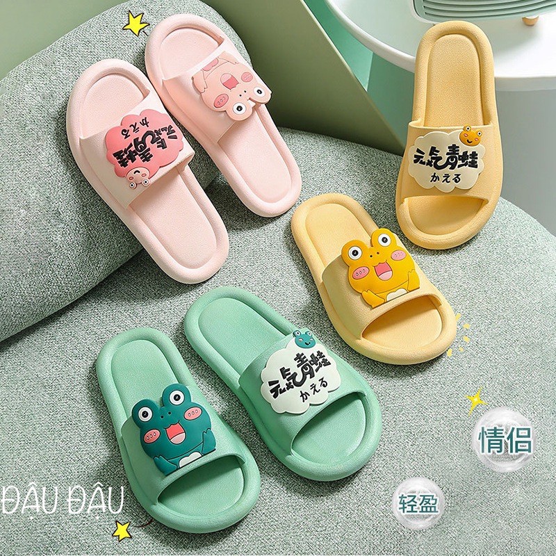 DÉP HÈ NỮ HÌNH CHÚ ẾCH NGỘ NGHĨNH