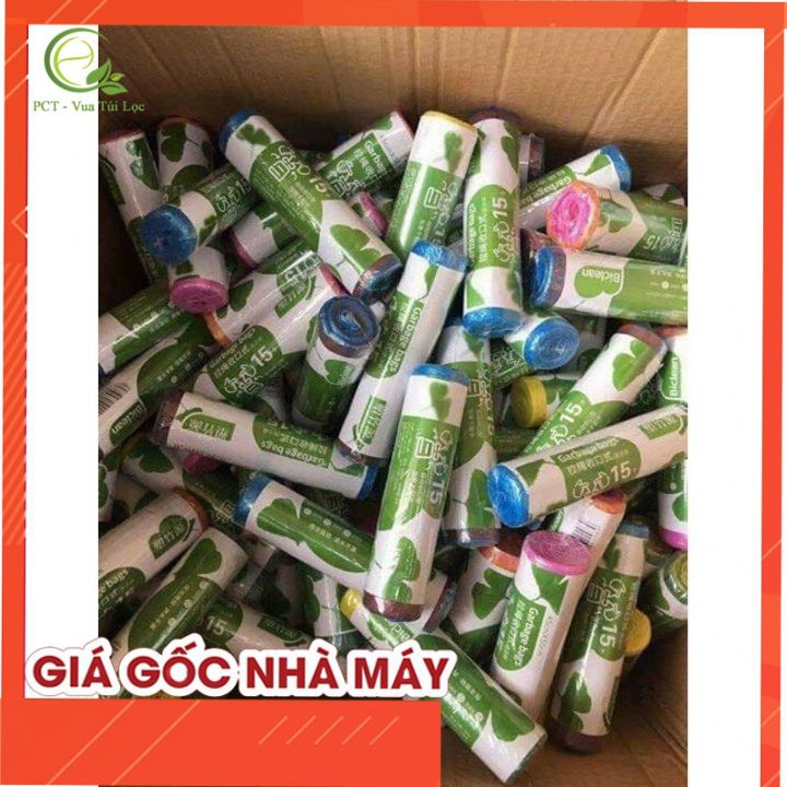 Cuộn Túi ni lông đựng rác có dây rút miệng, TDR - VUA BAO BÌ