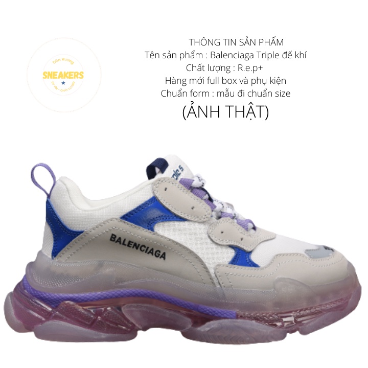 GIẦY THỂ THAO NỮ BALENCIAGA TRIPLE S ĐẾ KHÍ