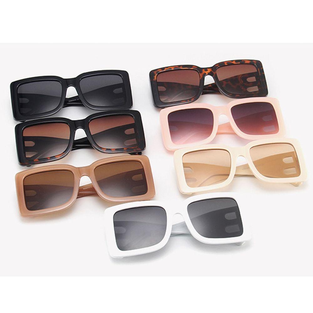 Kính Mát Gọng Vuông Cỡ Lớn Họa Tiết Da Báo Thời Trang Cho Nữ