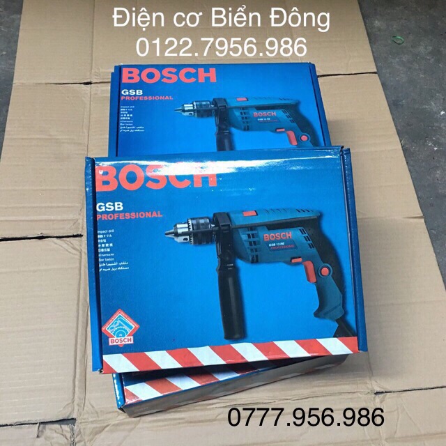 Máy khoan ♥️ FREESHIP ♥️ Tặng đầy đủ thướt đo khoá khoan, mũi khoan Máy khoan BOSH 13RE khoan sắt tường gỗ tôn bắn vít