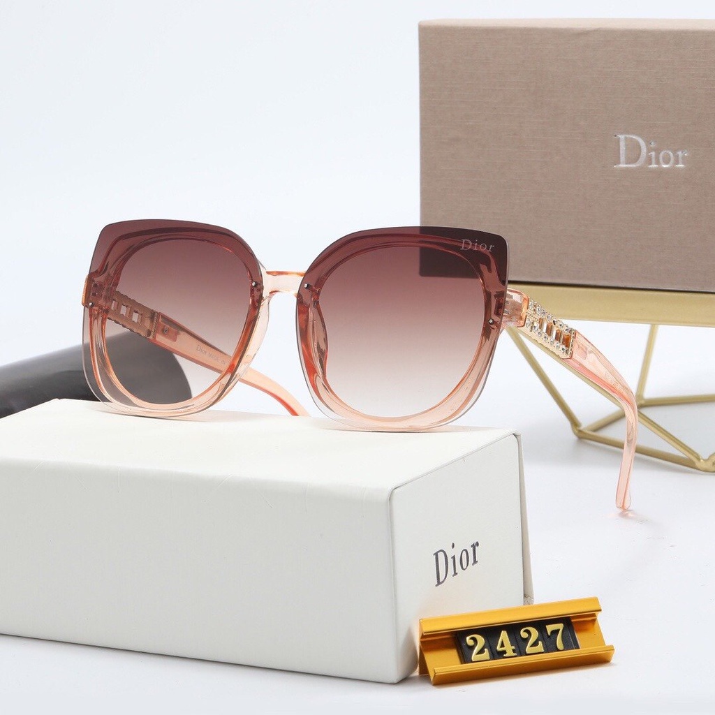 Dior_ Kính râm hàng hiệu dành cho nam và nữ Polarized chính hãng (Có hộp và hộp đựng kính)