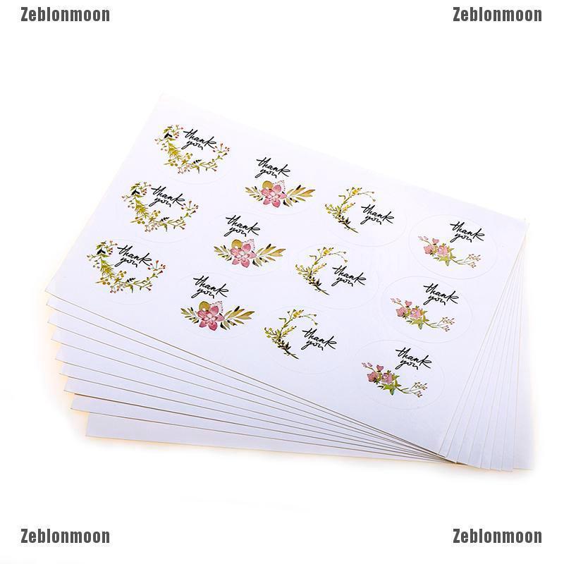 & Moon 120 Nhãn Dán Đóng Gói Cảm Ơn