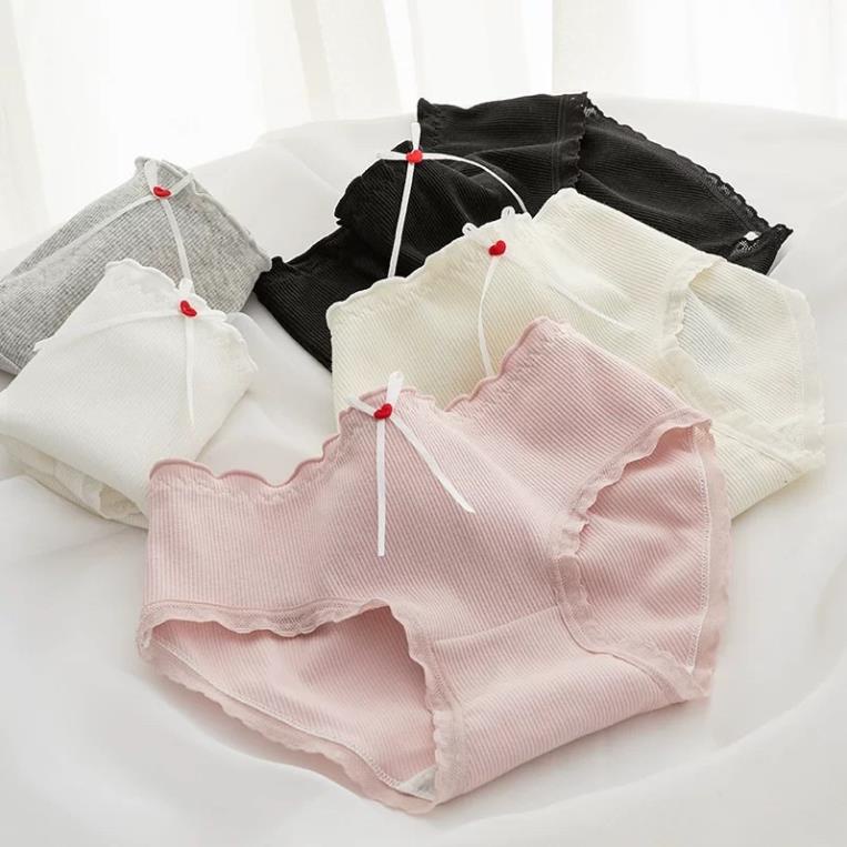 Quần Lót Nữ Myna Cotton Nơ Tim Thời Trang Dễ Thương 2380