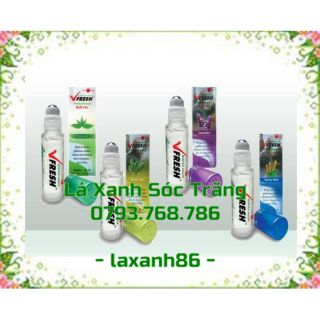 Dầu lăn tinh dầu thảo dược vfresh 4 mùi