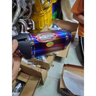 [HOẢ TỐC HCM] Pô lon AHM M3 zin nhập khẩu kèm phụ kiện thông dụng các loại xe máy