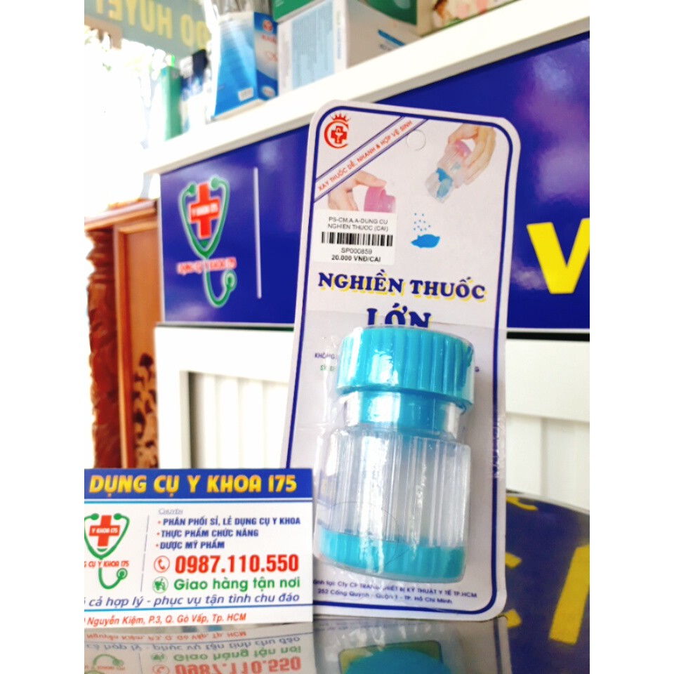 Dụng cụ nghiền thuốc lớn