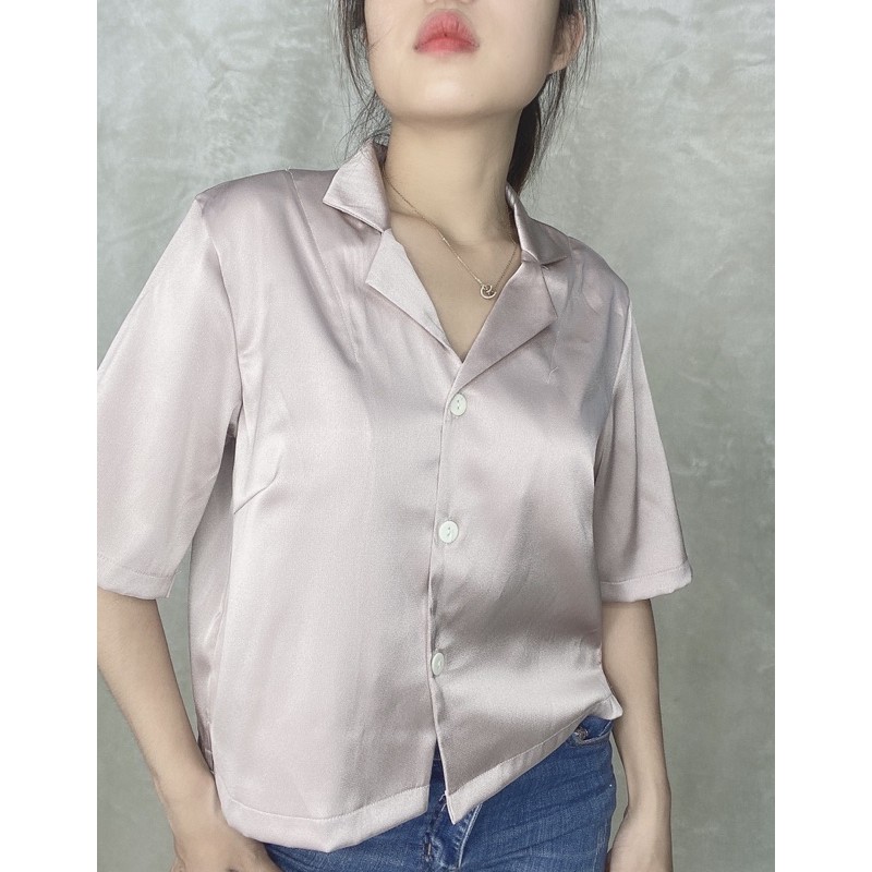 áo kí giả form over croptop