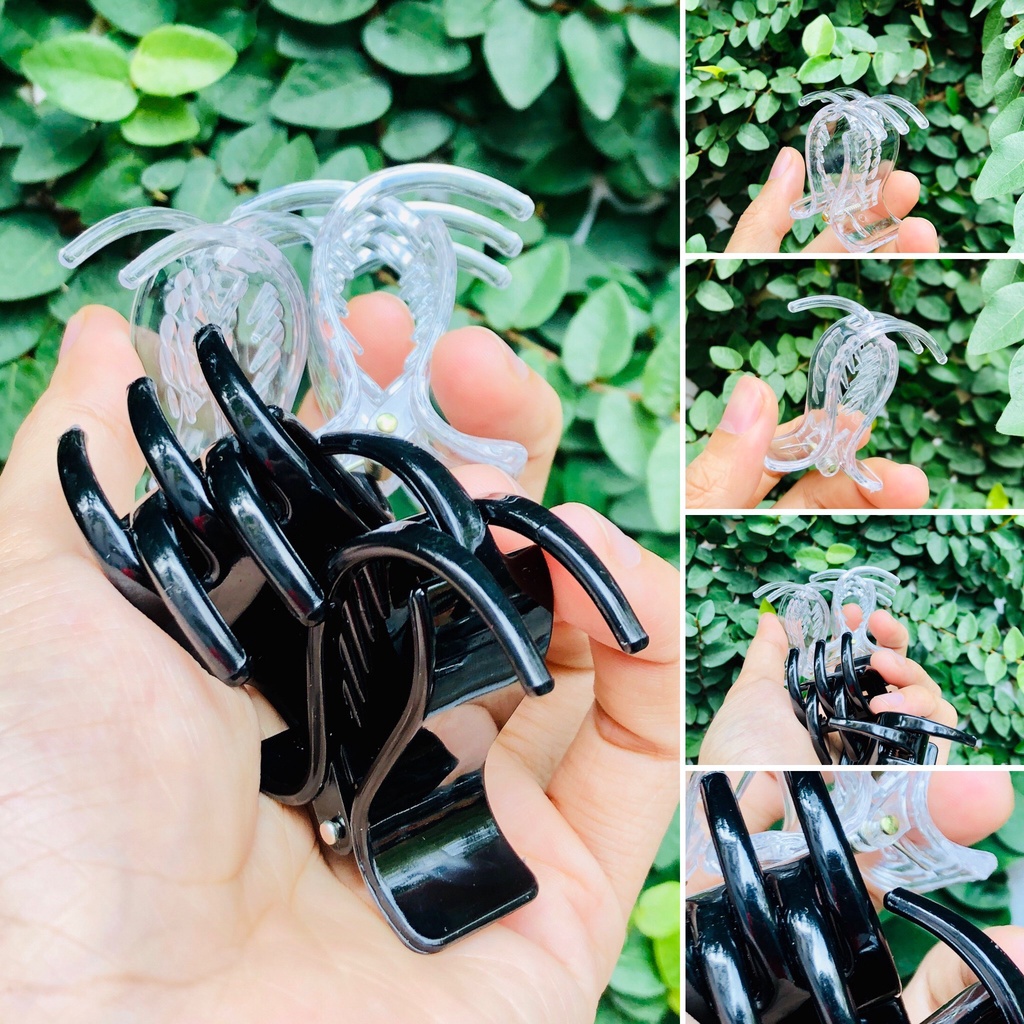 Kẹp tóc hàn Quốc càng cua 3 răng 5 răng chắc chắn tạo xoăn nhẹ phong cách Hàn Quốc giúp giữ nếp tóc SIGO