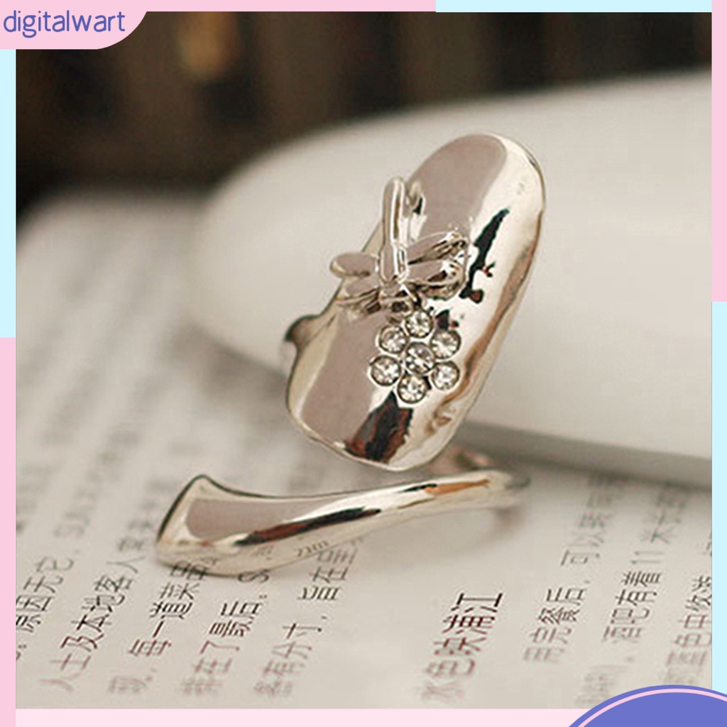 Nhẫn đeo tay hình chuồn chuồn đính đá thời trang sang trọng