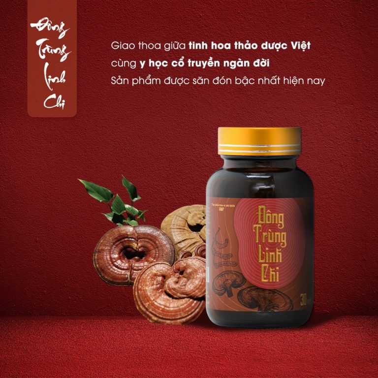 Combo 4 Hộp Viên Uống Đông Trùng Linh Chi (30viên/hộp) | BigBuy360 - bigbuy360.vn