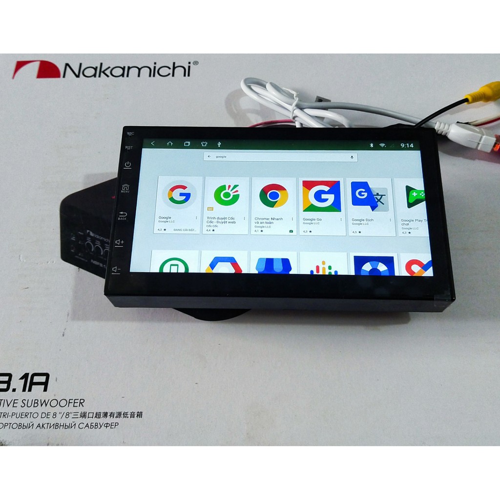 Màn hình android 7 inch sử dụng Sim 4g/ Wifi/ GPS (Có Tiếng Việt)