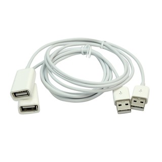 2 Dây Cáp Nối Dài 1m Cổng USB 2.0 Cho Máy Tính