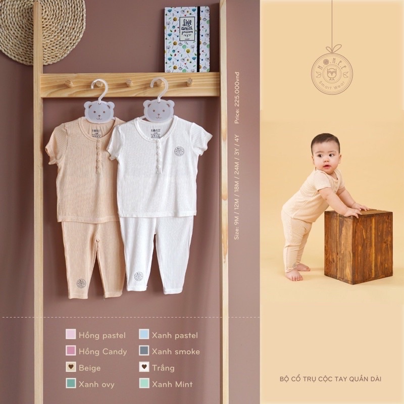 XẢ KHO - HRNEE bộ quần áo sợi model