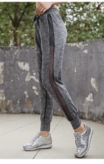 Quần jogger phối lưới thun thể thao cá tính