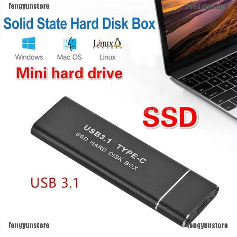 Hộp Đựng Ổ Cứng Di Động Hdd Usb 3.1 Type C Sang M.2 Ngff Ssd