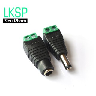 1 Cặp Jack DC Đực Cái Cấp Nguồn 5.5mm