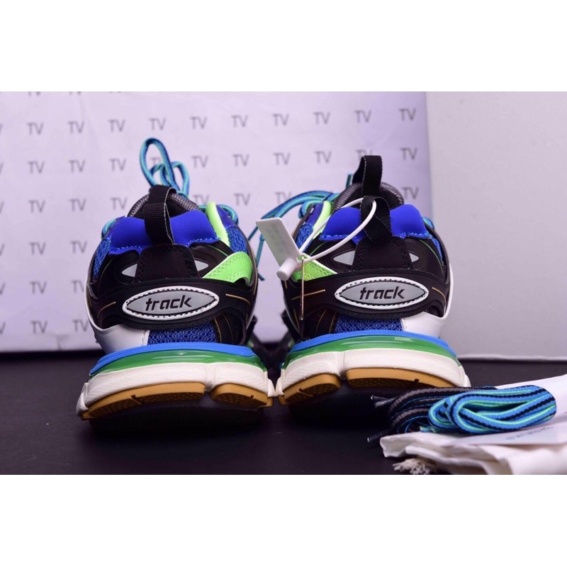 Giày thể thao Balen track 3.0 xanh đen (ảnh chụp thật tại shop, đủ phụ kiện)