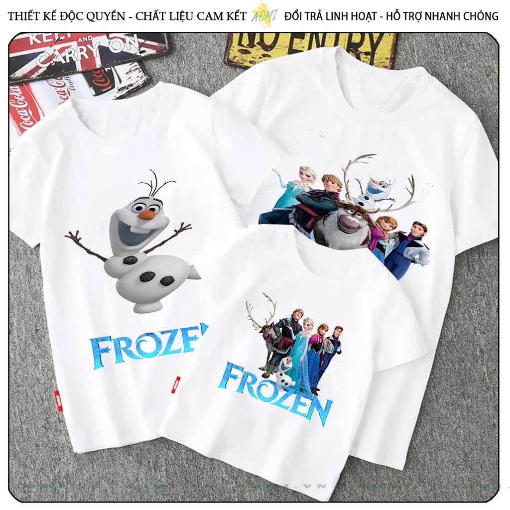ÁO THUN PRICESS CÔNG CHÚA BĂNG GIÁ PHÔNG NAM NỮ GIA ĐÌNH CẶP ĐÔI CÓ SIZE TRẺ EM CHO BÉ TRAI GÁI AOMIVN