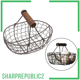 Metal Bread Storage Organizer Basket Fruit Vegetables Serving Basket Black
