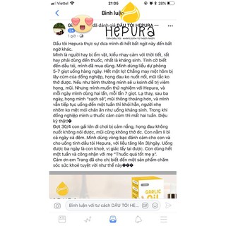 TINH DẦU TỎI HEPURA