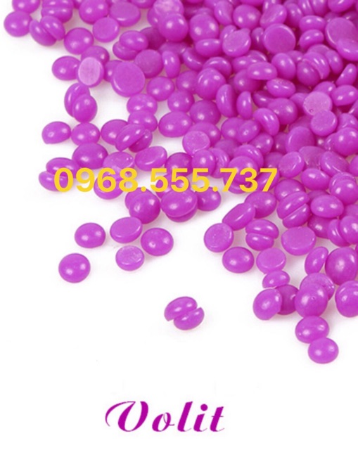 300g Sáp tẩy lông hạt đậu Hard wax beans Liddy Chính hãng Violet Hoa lan Tím siêu ăn lông | BigBuy360 - bigbuy360.vn