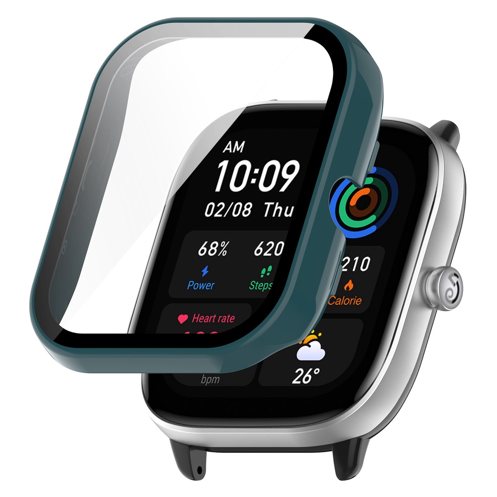 Dây Đeo 2 Trong 1 Với Kính Bảo Vệ Cho Đồng Hồ Thông Minh Huami Amazfit GTS 4 mini / GTS 4 Và Phụ Kiện