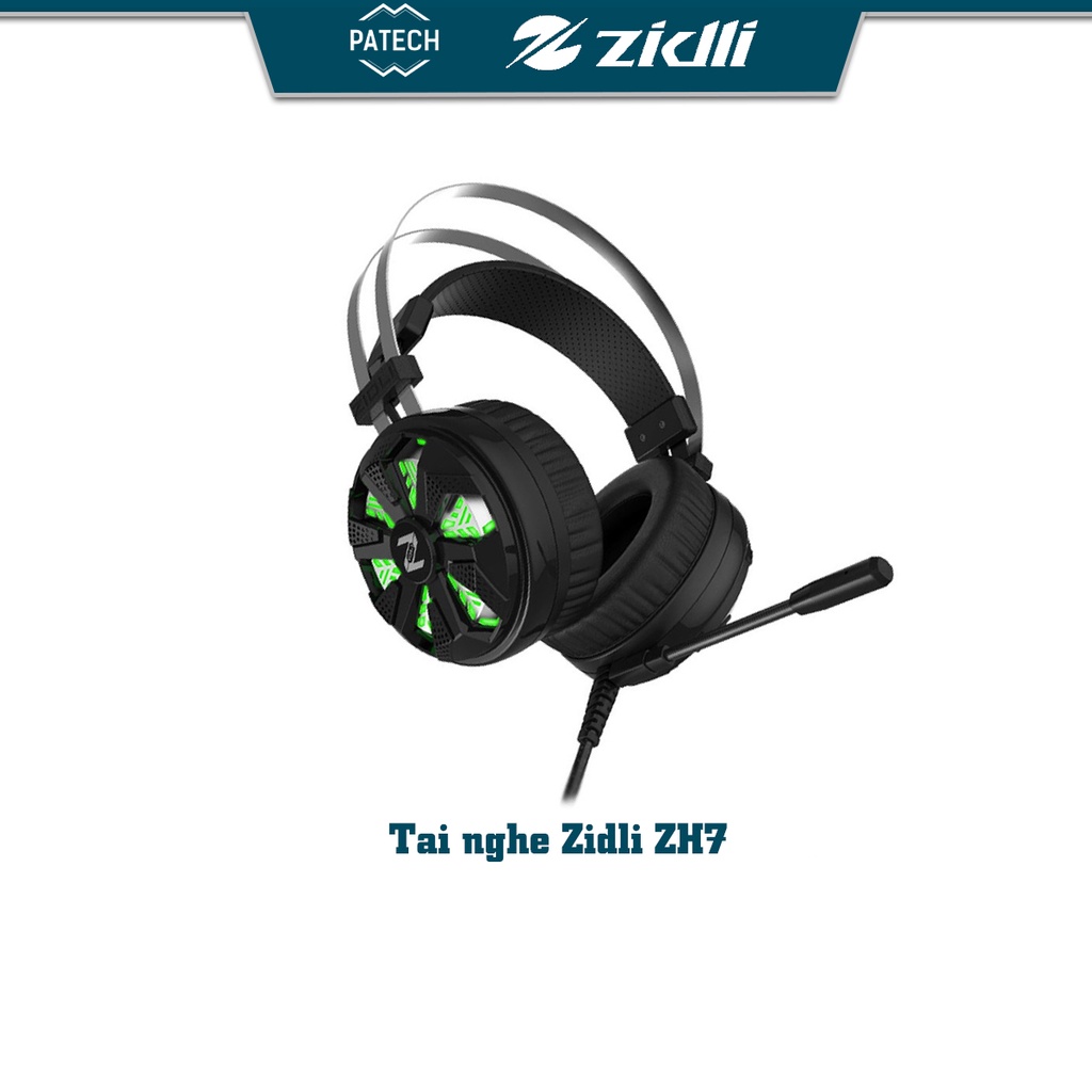 ˂PATECH˃ Tai nghe chuyên phòng Game ZIDLI ZH7 7.1 USB - Hàng Chính Hãng