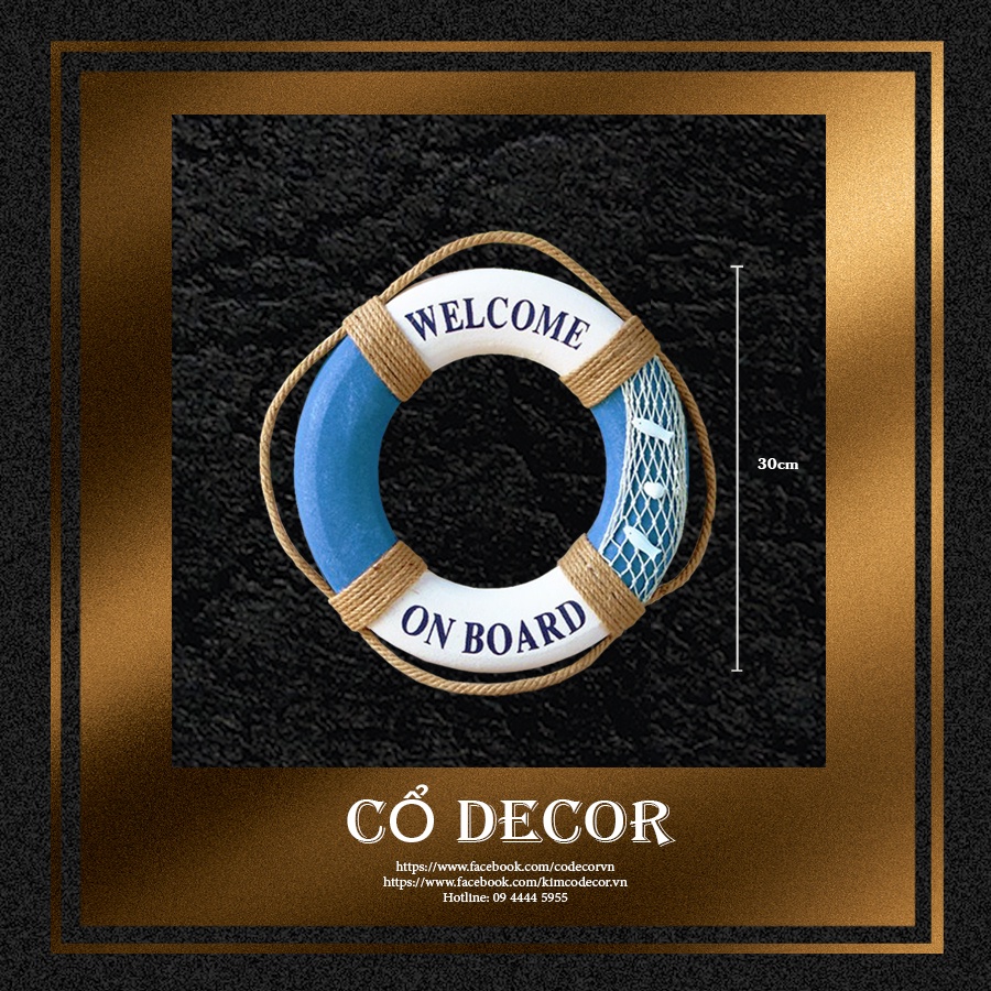 Phao họa tiết Zakka biển