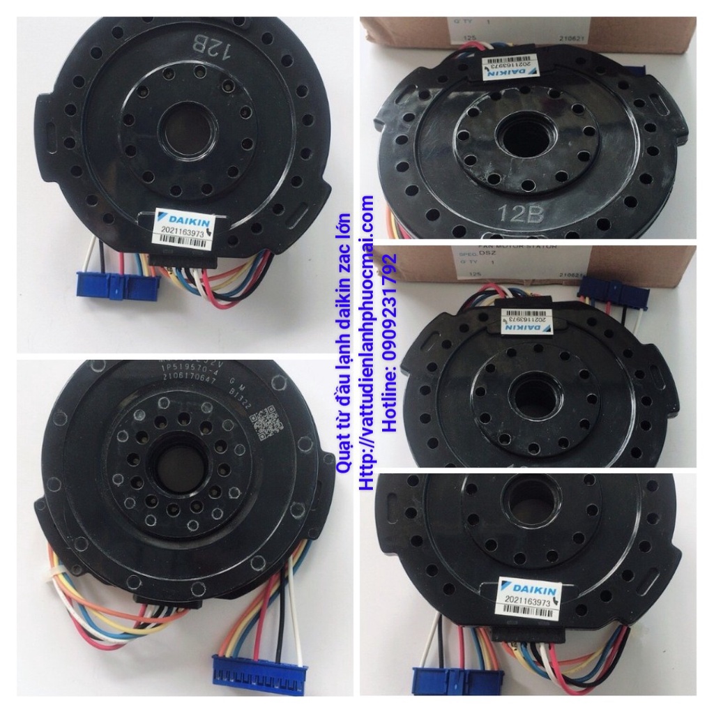 QUẠT TỪ MÁY LẠNH DAIKIN R32 FTKQ, FTKC25-35PVMV, MÃ : 2519315 HÃNG RẮC LỚN PHƯỚC MÃI