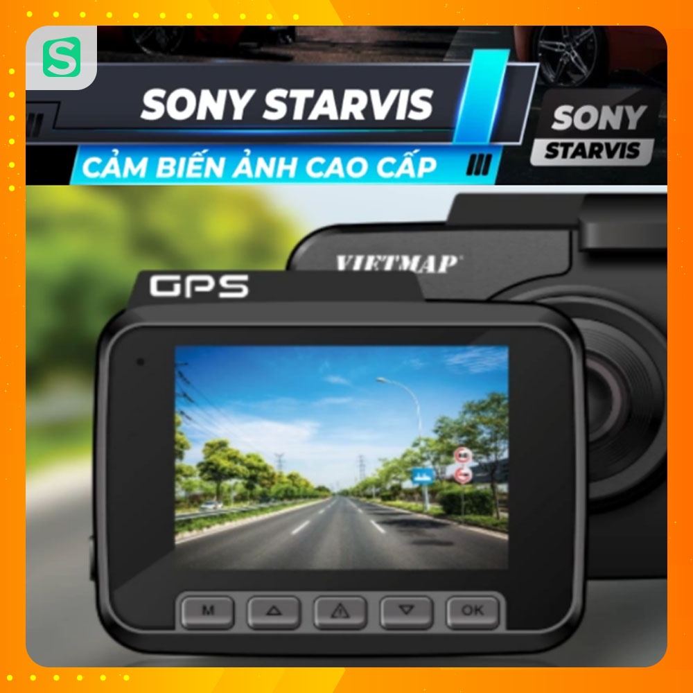 Camera hành trình VIETMAP C61 PRO cảnh báo tốc độ