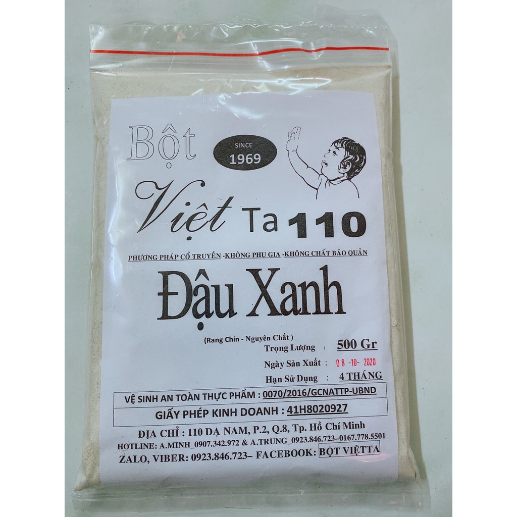 Bột Đậu Xanh Chín Bột Việt Ta