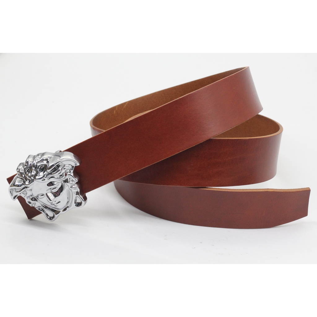 Dây Nịt Thắt Lưng Nam Da Bò Vachetta Nhập Khẩu Cao Cấp Nguyên Tấm Siêu Mềm Kèm Khóa Kim Không Gỉ, BH 12 Tháng ON01