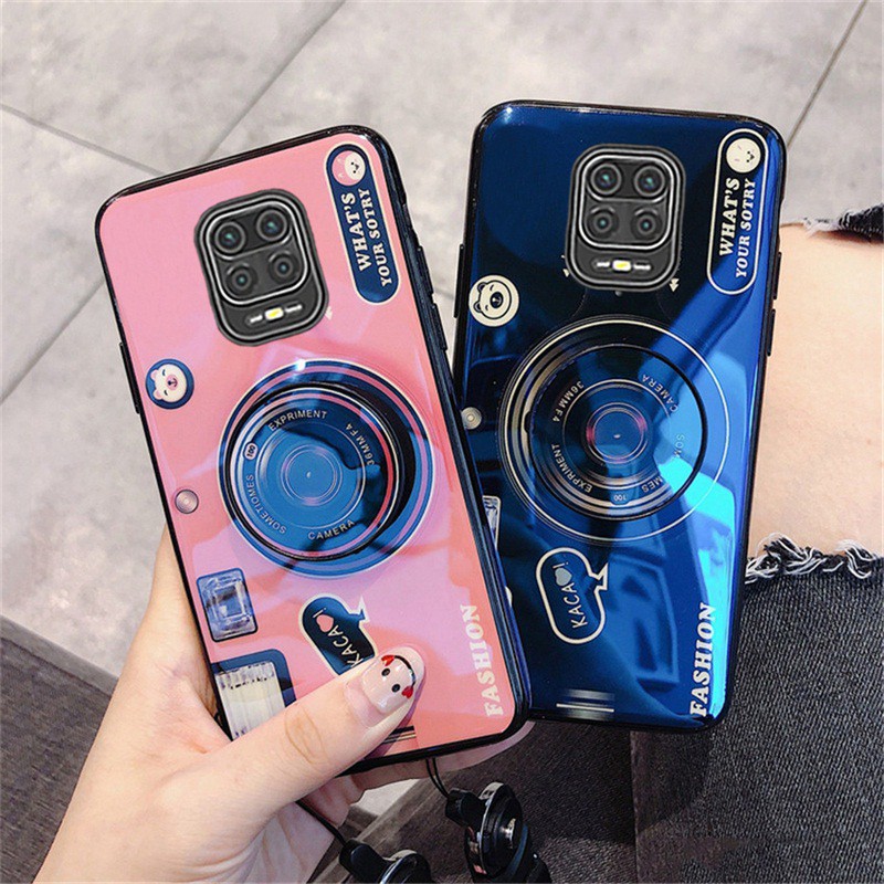 Ốp Điện Thoại Silicon Mềm Hình Máy Ảnh Thời Trang Cho Xiaomi Redmi Note 9 9S / Redmi 10X 4G Redmi 9 9A 9C Note 9 Pro Max