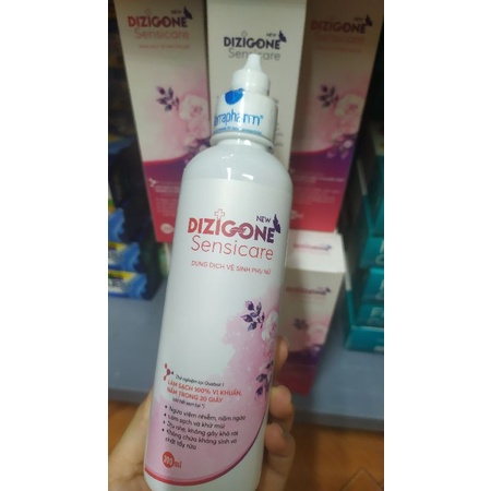 Dung dịch vệ sinh phụ nữ Dizigone Sensicare 300ml - Hết ngứa, khí hư, mùi hôi chỉ từ 2 ngày