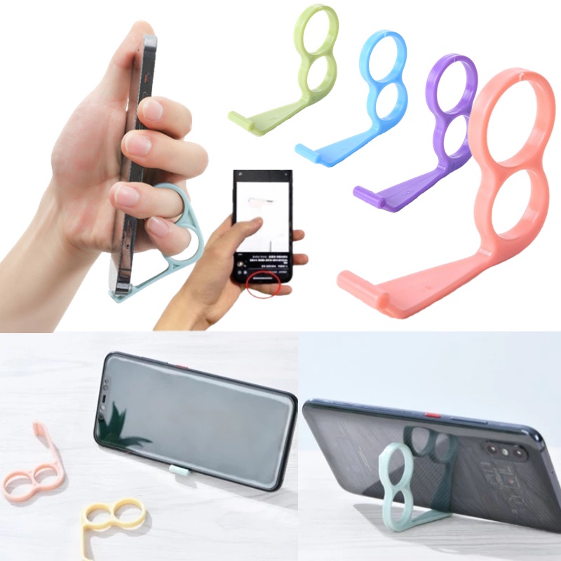 Giá Đỡ Điện Thoại / Máy Tính Bảng Mini Bằng Nhựa Tiện Dụng