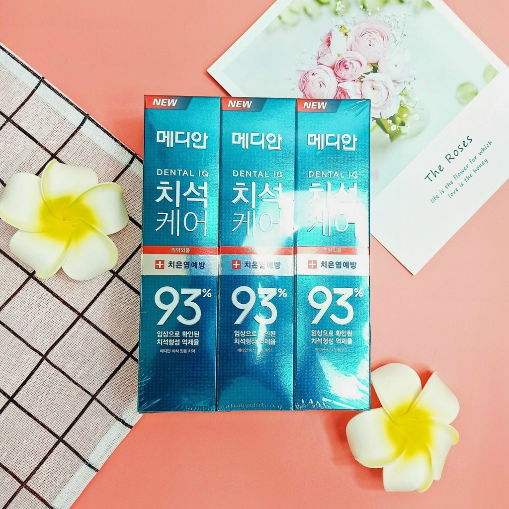 Combo 2 tuýt kem đánh răng Median 93 Hàn Quốc - BX2439