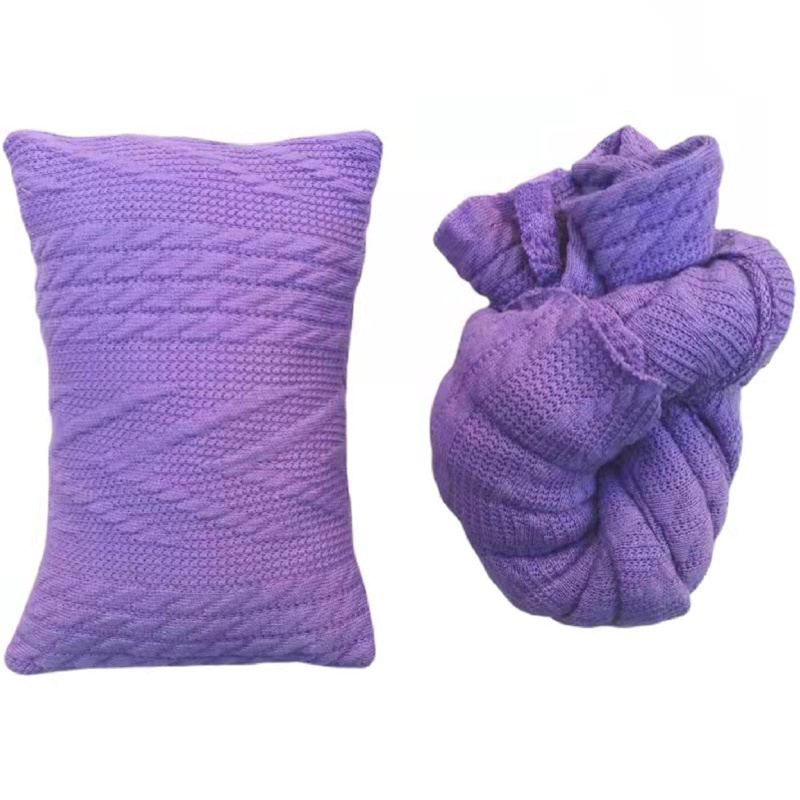 Bộ 2 Chăn Gối Ngủ Quấn Bé Sơ Sinh Dễ Thương