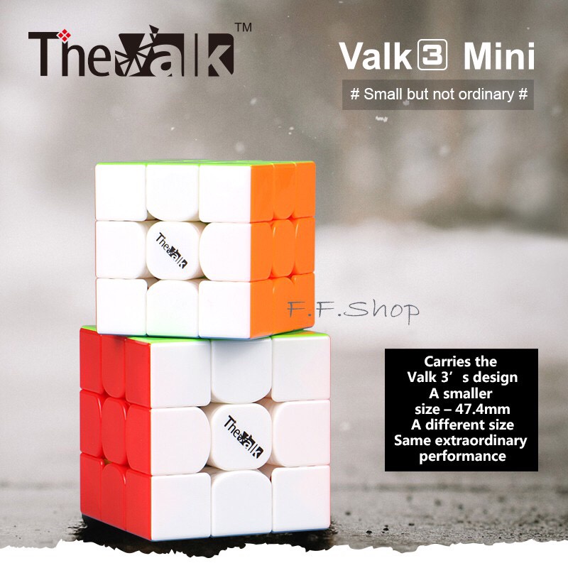 Qiyi Valk3 Mini 3x3x3 Speed Cube The valk 3 mini 3x3 rubik's cube puzzle toys