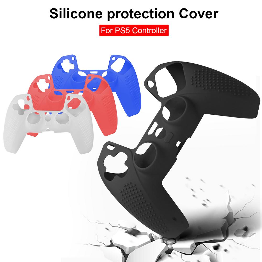 Vỏ Bọc Tay Cầm Chơi Game Ps5 Bằng Silicone Mềm Chống Trượt Chống Nước