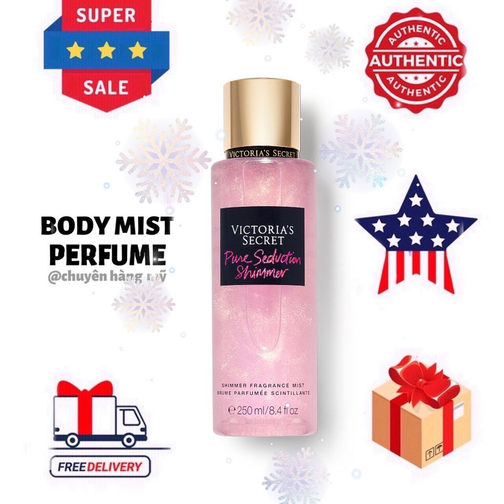 𝗕𝗢𝗗𝗬𝗠𝗜𝗦𝗧𝗣𝗘𝗥𝗙𝗨𝗠𝗘⚜️Xịt Thơm Body Victoria’s Secret Shimmer New 2019 V2 | BigBuy360 - bigbuy360.vn