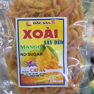 Xoài sấy dẻo không đường 500gr