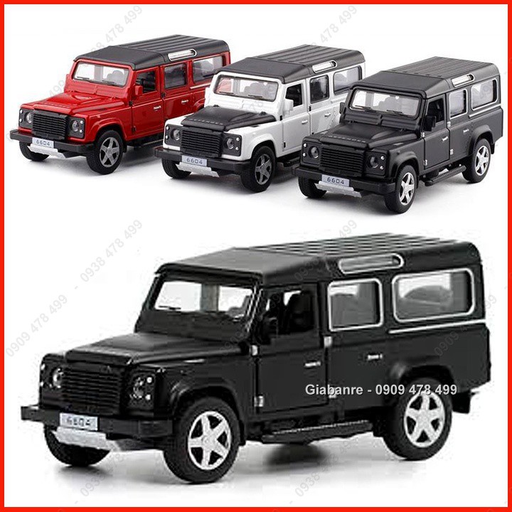 XE MÔ HÌNH KIM LOẠI TỈ LỆ 1:32 - LAND ROVER DEFENDER - 9772