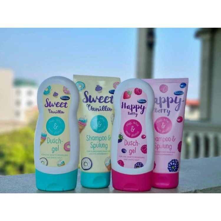 Set tắm, gội xả Bubchen Happy Bery cho bé