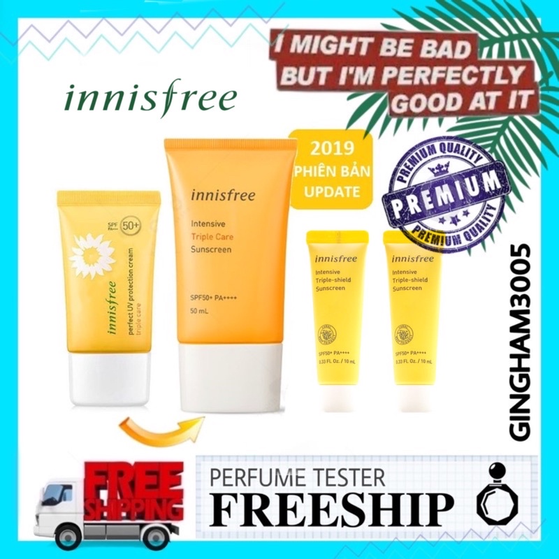✦GH✦ Kem chống nắng Innisfree Intensive Triple Care Sunscreen SPF 50+ / PA++++