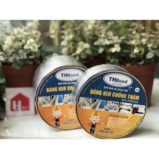 Băng Keo chống thấm, chịu nhiệt TH bản 15cm vá nứt trần nhà, tường, mái tôn, bể nước, ống nước, xô, chậu, bể bơi, kính .